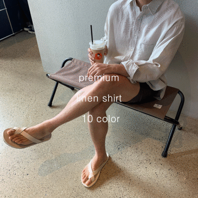라이트 프리미엄 린넨 셔츠(10color)